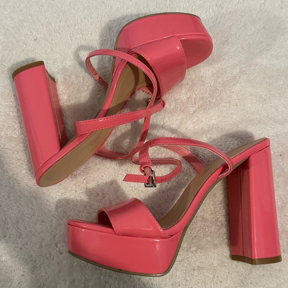 Pink Platform Heels *brand new